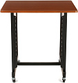 OnStage WSR7500RB Рэковый стол 12U, стальной каркас, ламинированные панели, цвет красное дерево