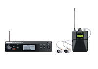 SHURE P3TERA215CL M16 686-710 MHz беспроводная система персонального мониторинга PSM300 с наушниками SE215