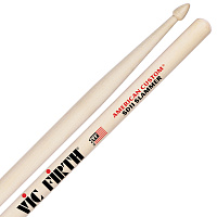 VIC FIRTH SD11 Slammer  барабанные палочки, деревянный острый наконечник, материал - клён, длина 16 1/4", диаметр 0,610", серия American Custom