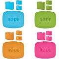 RODE COLORS комплект цветных колпачков и накабельных маркеров для микрофонов RODE NT-USB mini