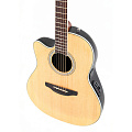 OVATION CS24L-4G Celebrity Standard Mid Cutaway Natural леворукая электроакустическая гитара