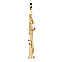 Arnolds&Sons ASS-100  саксофон сопрано Bb, студенческий, прямой, 2 эски, верхний клапан F#, покрытие лак