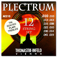 THOMASTIK Plectrum AC210T струны для двенадцатиструнной гитары 10-41, бронза