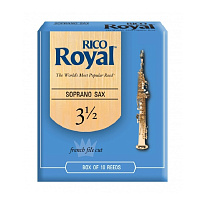 RICO RRO10SSX350 RICO Royal Soprano Sax 3,5x10  Трости для саксофона сопрано №3.5, 10 штук в упаковке