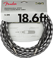 FENDER Professional Series Instrument Cable Straight/Straight 18.6' Winter Camo гитарный кабель