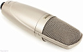 SHURE KSM32/SL студийный конденсаторный микрофон, цвет шампань, держатель-паук, чехол для хранения