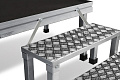 GUIL ECD20-40 модульная лестница, 2 ступени: 20 см и 40 см, для сцены 60 см, материал алюминий