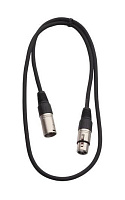 Rockcable RCL30301 D6  Микрофонный кабель XLR(М)-XLR(F) 1 метр.