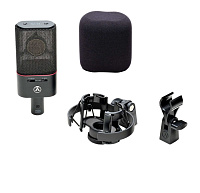 Austrian Audio OC18 Studio Set  микрофон конденсаторный с держателем и ветрозащитой