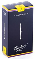 Vandoren трости для кларнета mib (2) (10 шт. в синей пачке) CR112