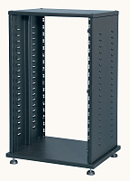 Proel STUDIORK24 Рэковый шкаф, 19", 24U, высота 1180 мм, глубина 430мм, на колесах/ножках, макс. нагрузка 80кг, цвет черный
