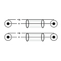 ROXTONE PACC130/1 Аудиокабель 2 RCA - 2 RCA, длина 1 м