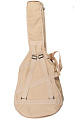 FLIGHT FBG-2053BG Чехол для акустической гитары утепленный (5мм), бежевый, два регулируемых наплечных ремня