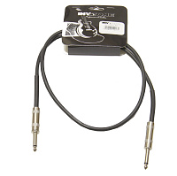 Invotone ACI1001/BK  инструментальный кабель, mono jack 6.3 mono jack 6.3, длина 1 м, черный