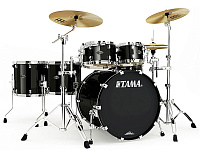 TAMA WBS52RZS-PBK STARCLASSIC WALNUT/BIRCH ударная установка из 5-ти барабанов, цвет чёрный, орех/берёза