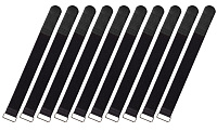 Rockboard CABLE TIES 500 B  липучки для проводов (10 шт.), цвет черный, extra-large