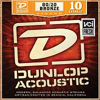 DUNLOP DAB1048 80/20 Bronze 10-48 струны для акустической гитары