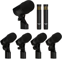PreSonus DM-7 комплект из 7 микрофонов для ударных, в кейсе, с держателями на стойки и барабаны