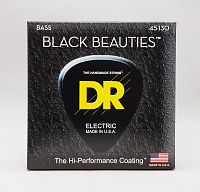 DR BKB5-130 струны для 5-струнной бас-гитары, калибр 45-130, серия BLACK BEAUTIES™