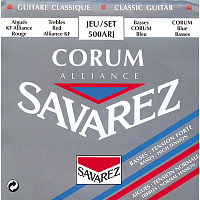 Savarez 500ARJ Corum Alliance Red/Blue medium-high tension струны для классической гитары, нейлон