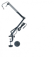 VESTON MS024  микрофонная стойка - пантограф с креплением к столу, цвет черный