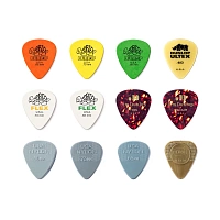 Dunlop PVP112 Variety Acoustic 12Pack  набор медиаторов для акустической гитары, 12 шт.