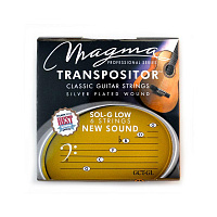 Magma Strings GCT-GL Струны Transpositor, строй SOL-G LOW (на 9 полутонов ниже), посеребренная обмотка