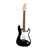 Fernandes LE-1Z BLK/L  электрогитара Stratocaster HSS, цвет чёрный