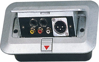 PROAUDIO WP-J-T-XLR  Настенная коммутационная панель: 1 XLR male / 2 разъёма джек, три RCA