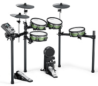 DONNER DED-500 Professional Digital Drum Kits профессиональная электронная ударная установка, 5 пэдов барабанов, 3 пэда тарелок