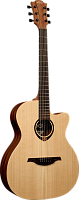 LAG T-70A CE  Электроакустическая гитара аудиториум с вырезом и пьезодатчиком, цвет натуральный