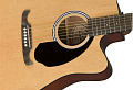 FENDER FA-125CE DREAD NATURAL WN электроакустическая гитара, цвет натуральный