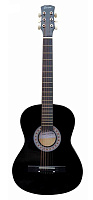 TERRIS TF-3802A BK  акустическая гитара, 38", цвет чёрный