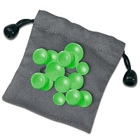 NUVO Coloured Key Caps Set (Green) накладки на клапаны силиконовые для jFlute/Student Flute, цвет зеленый