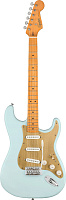 FENDER SQUIER 40th ANN Stratocaster MN Aged Hardware Satin Sonic Blue электрогитара, цвет голубой