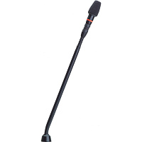 SHURE MX410R/N конференц. микрофон на 'гусиной шее' 10' с предусилителем и индикатором без капсюля, цвет черный.