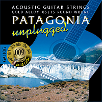 Magma Strings GA110G  Струны для акустической гитары, серия Patagonia Unplugged 85/15, калибр: 9-13-18-26-36-46, обмотка круглая, бронзовый сплав, натяжение Extra Light