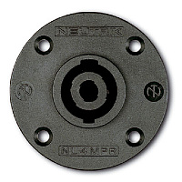 Neutrik NL4MPR панельный разъём Speakon, 4-контактный круглый фланец