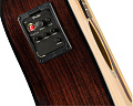 FENDER CD-140SCE DREAD 12 NAT W/C 12-струнная электроакустическая гитара, цвет натуральный, в комплекте кейс