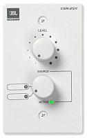 JBL CSR-2SV-WHT настенный контроллер, 2-позиционный селектор источника и управление громкостью. Цвет белый.