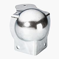 Adam Hall 4127  угол для рэка, объединённый в скобу с шаром, оцинкованный металл 1.5 мм