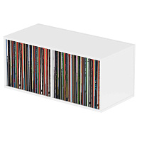 Glorious Record Box White 230  подставка, система хранения виниловых пластинок (до 230 шт.), цвет белый