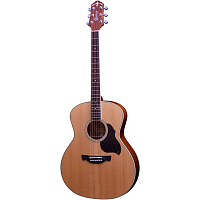 CRAFTER GA-7/NС   акустическая гитара гранд аудиториум,  верх цельный кедр, корпус махагони, цвет натуральный, чехол
