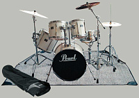 Rockbag RB22201B противоскользящий коврик под барабанную установку 200х200 см