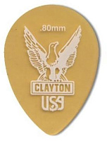 CLAYTON UST80/12 - набор медиаторов - 0.80 mm ULTEM gold уменьшенные