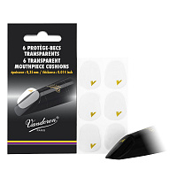 Vandoren VMC6+ наклейки на мундштук, 0.35 мм, прозрачные, 6 шт.