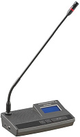 GONSIN TL-VDC6000 микрофонная консоль делегата с функцией синхроперевода. Поддержка IC-карт регистрации. ЖК-дисплей. Встроенный динамик. Регулятор громкости и выход для наушников, выход для записи