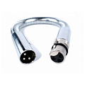PROEL APM50XLR "Гусиная шея" c разъемом XLR, длина 300 мм, цвет хром