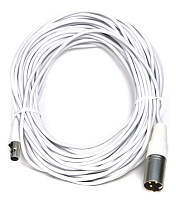 Audix CBLM50W  Микрофонный кабель 15 м, d 3,3 мм, Mini-XLRf XLRm, для серии Micros и MicroBoom, белый