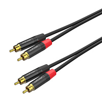 ROXTONE PACC130/2 Аудиокабель 2 RCA - 2 RCA, длина 2 м